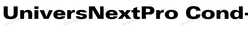UniversNextPro Cond字体转换